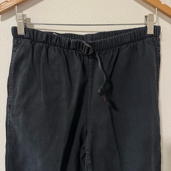 Vintage Gramicci Cotton Twill Belted Pants Black Gorpcore Outdoor-Medium - Picture 3 of 10